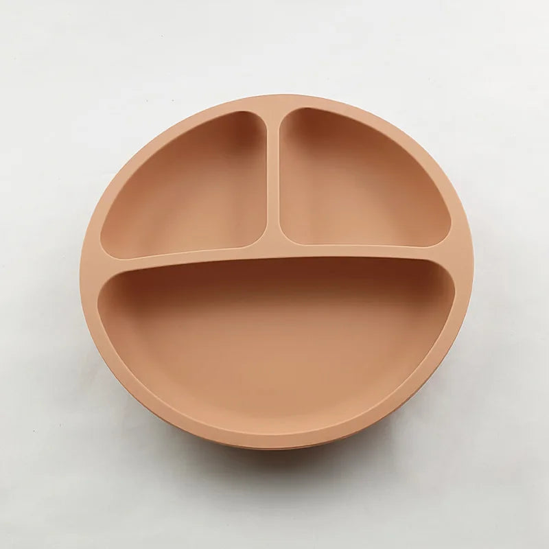 Plato de silicona seguro para bebés con ventosa de aprendizajePlatos infantilesBaby & Toddler > Nursing & Feeding > Feeding Essentials > Feeding Plates