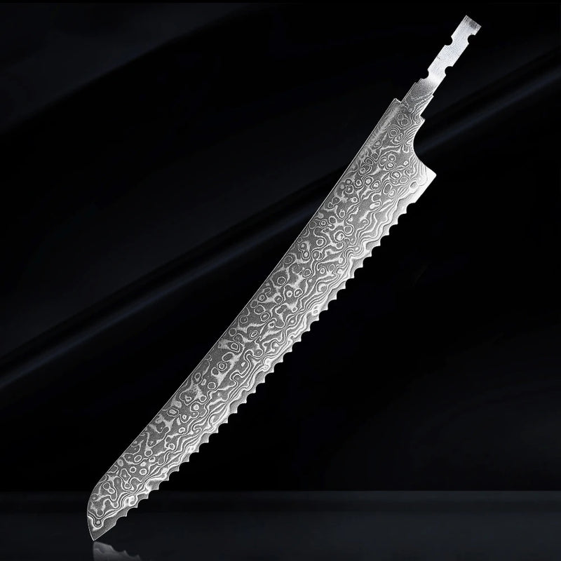 Hoja de cuchillo japonés de acero Damasco AUS-10 para bricolaje sin mangoCuchillosHome & Garden > Kitchen & Dining > Kitchen Tools & Utensils > Kitchen Knives