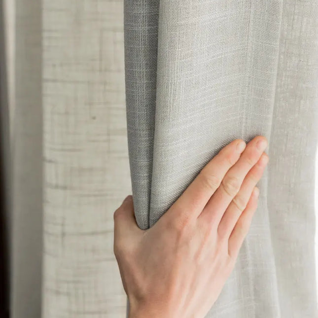 Sheer Linen Curtains in Neutral Colors