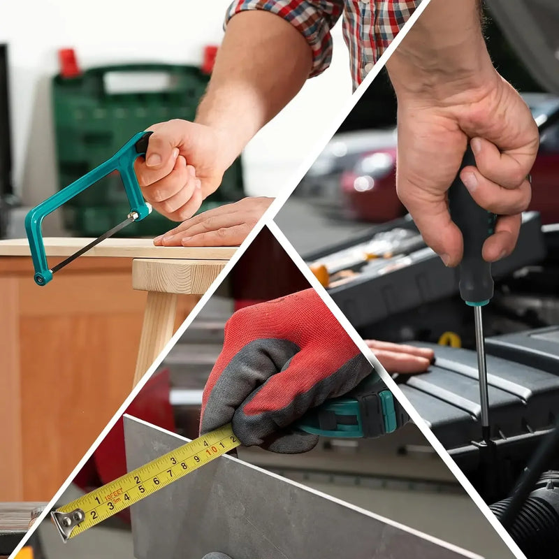 Maletín de herramientas 198 piezas | Juego universal con carraca, vasos y destornilladores para hogar y cocheMaletinesHardware > Hardware Accessories > Tool Storage & Organization > Tool Boxes > Hand Carry Tool Boxes