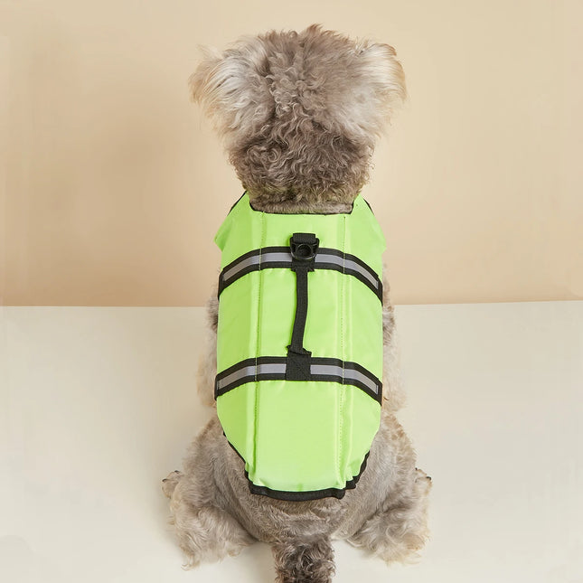 Gilet de sauvetage réfléchissant réglable pour chien