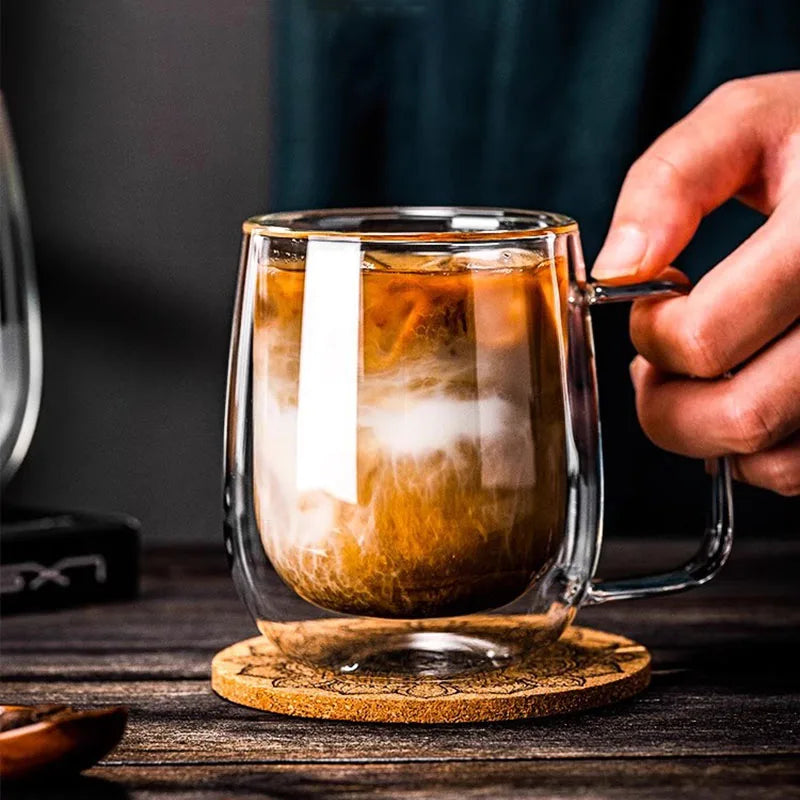 Taza de café de vidrio de doble pared | 250 ml / 400 mlTazasUncategorized