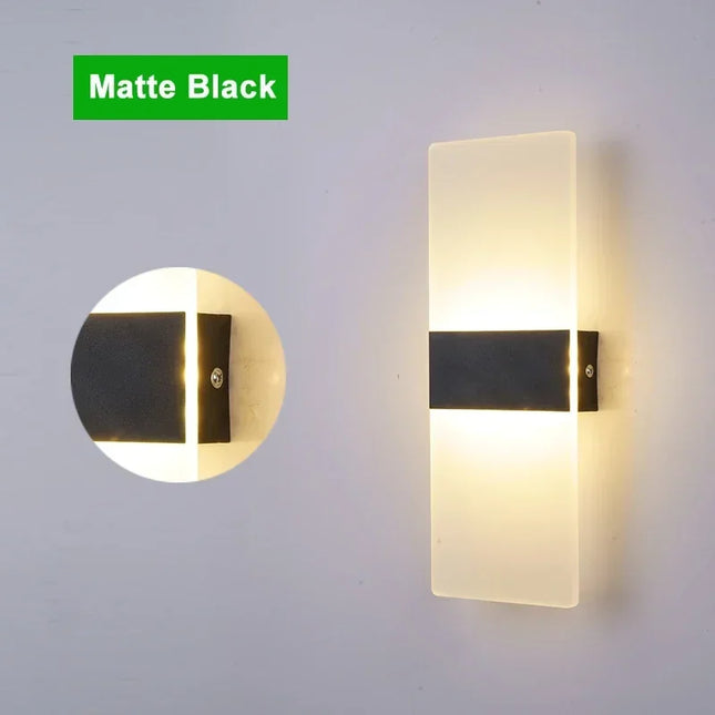 LED wall light