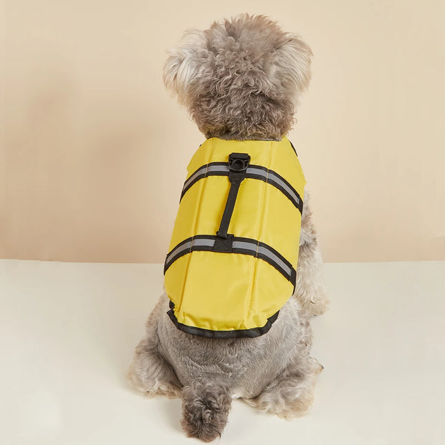 Gilet de sauvetage réfléchissant réglable pour chien