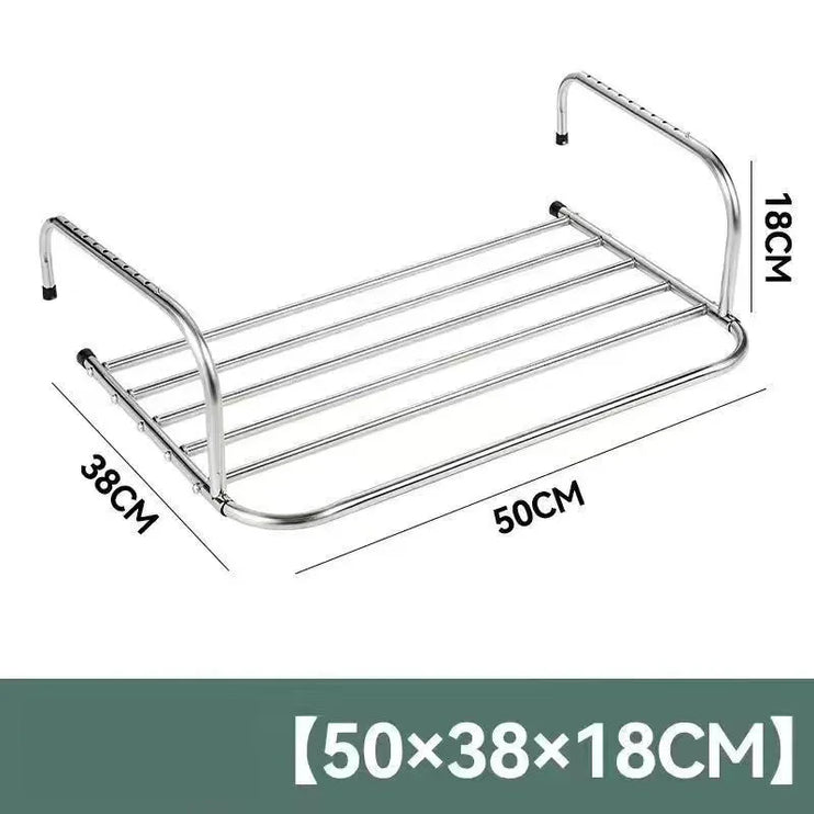 Shoe storage rack and hangs