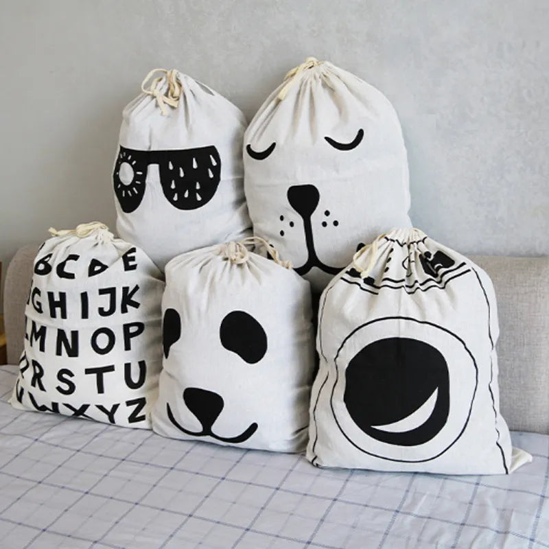 Sac à linge à motifs