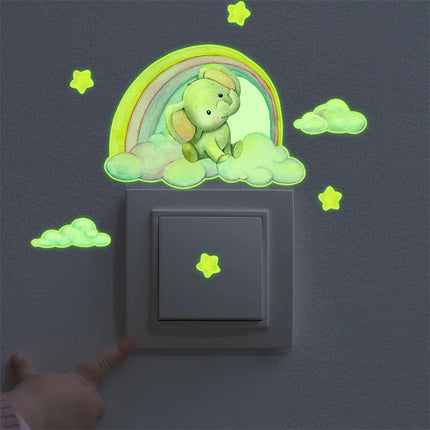 Fluorescent animal switch sticker