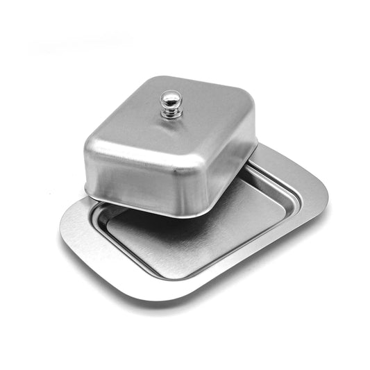 Stainless Steel Butter Tray with Lid