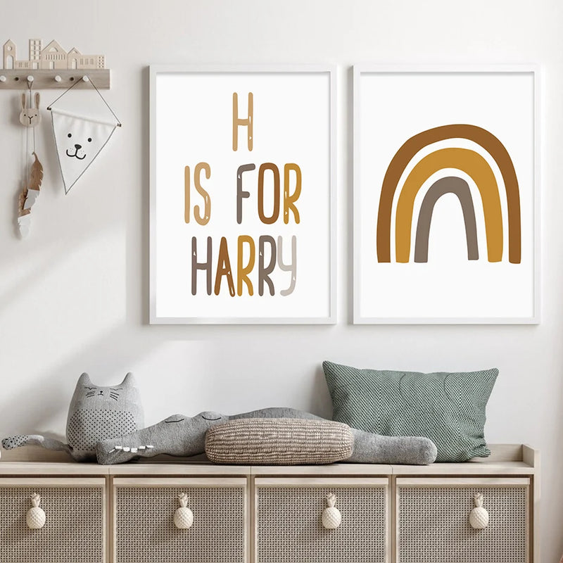 Poster Boho de animales de SafariCuadros