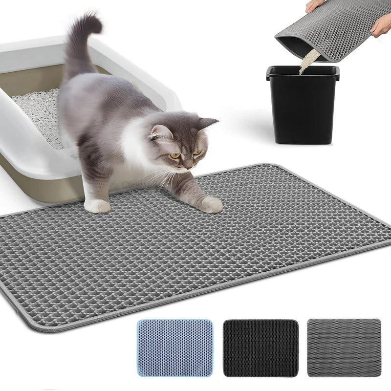 Alfombrilla para arena de gato impermeable y lavableArenerosAnimals & Pet Supplies > Pet Supplies > Cat Supplies > Cat Litter > Cat Litter Box Mats