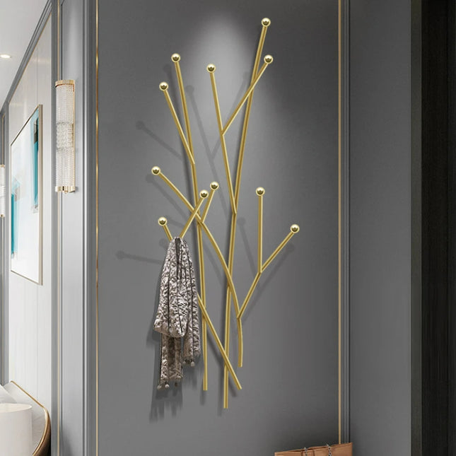 Decorative and creative wall coat rack