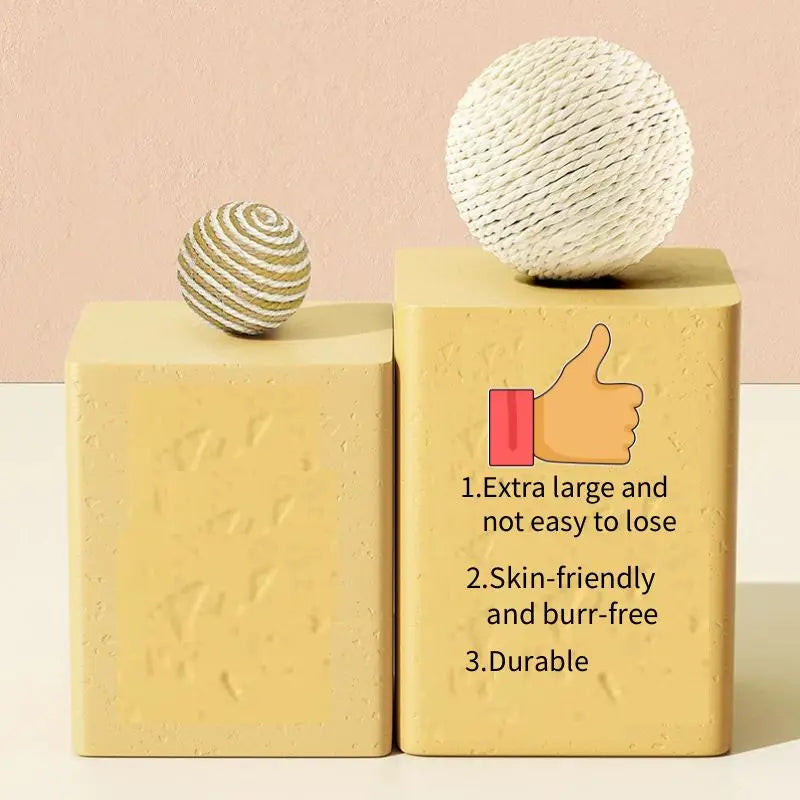 Pelota interactiva para gatos grandes para morder y rascarJuguetes