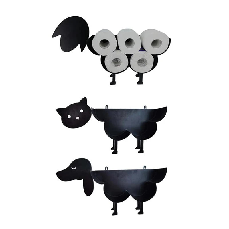 Soporte de hierro para papel higiénicoSoportes para papel