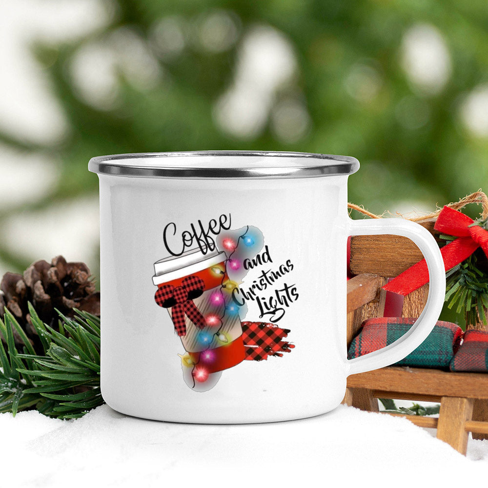 Tazas con estampados navideños