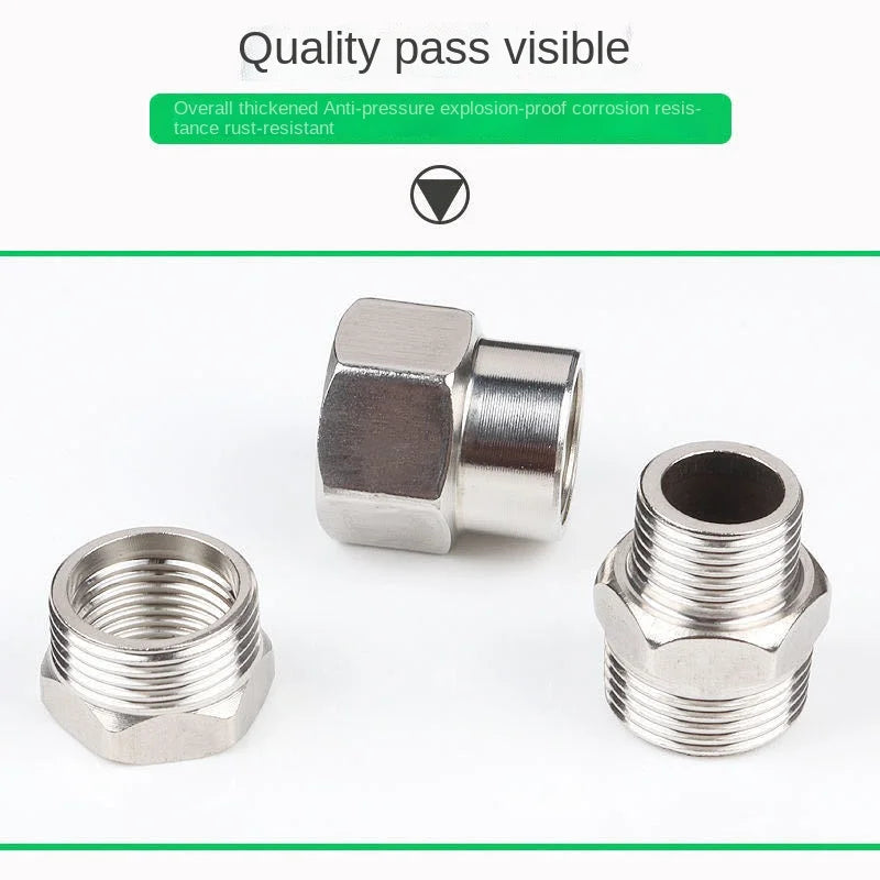 Codo en T de acero inoxidable DN20 a DN15 · Conector reductor para tuberías de agua a alta presiónAdaptadoresHardware > Plumbing > Plumbing Fittings & Supports > Pipe Adapters & Bushings > Adapters