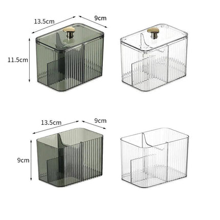 Boîte de rangement pour écouvillons et cotons-tiges