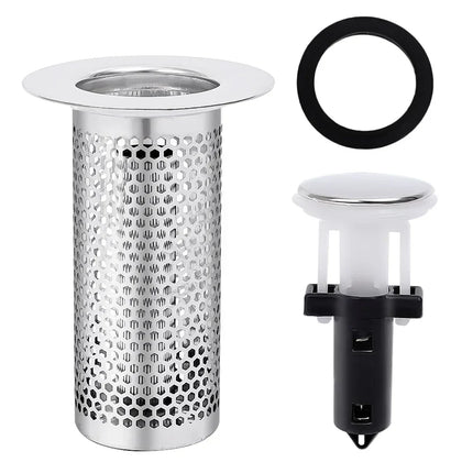 Stainless Steel Pop-Up Drain Strainer