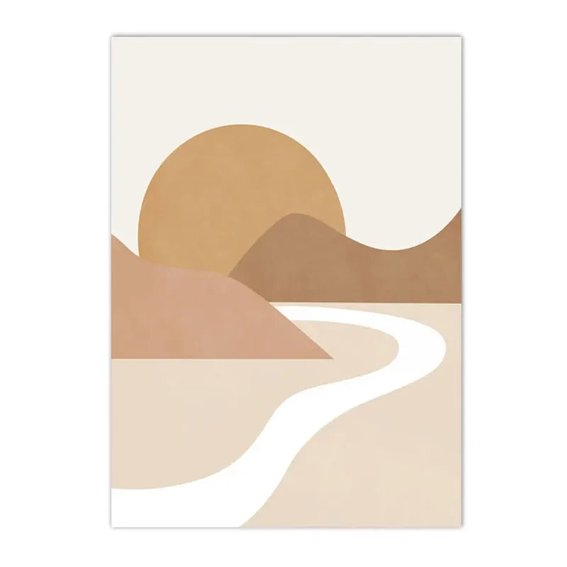 Impresión en lienzo abstracto beige para decoración modernaCuadrosHome & Garden > Decor > Artwork > Posters, Prints, & Visual Artwork > Visual Artwork