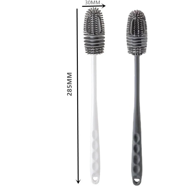 Cepillo de silicona para limpieza de botellas y biberonesCepillos