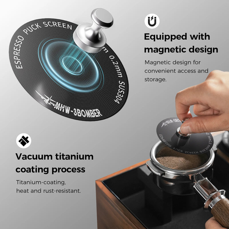 Filtro metálico reutilizable para espresso MHW-3BOMBER – 51 / 53 / 58,5 mmFiltrosHome & Garden > Kitchen & Dining > Kitchen Appliance Accessories > Coffee Maker & Espresso Machine Accessories > Coffee Filter Baskets