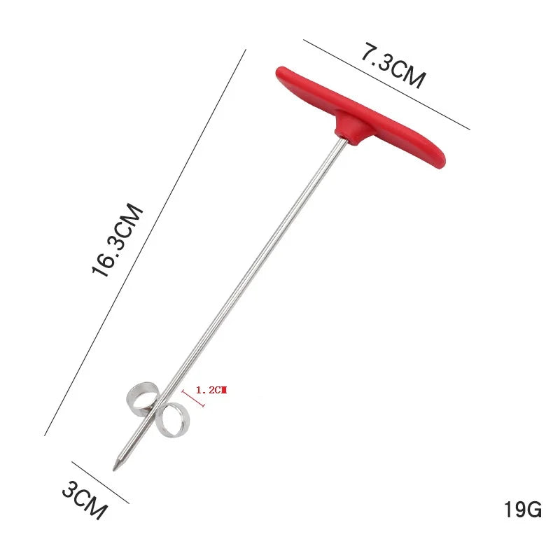 Cuchillo de tallado en espiral para frutas y verduras