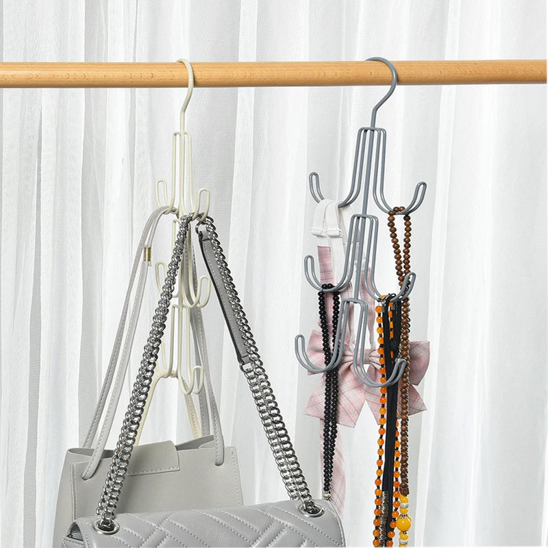 Percha de 3 alturas con 6 ganchos multifuncionalPerchasHome & Garden > Household Supplies > Storage & Organization > Clothing & Closet Storage > Closet Organizers & Garment Racks > Closet Organizers