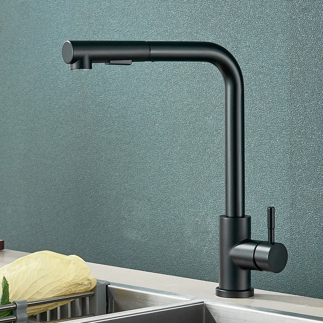 Grifo de cocina extraíble con regulador de chorroGrifosHardware > Plumbing > Plumbing Fixtures > Faucets > Kitchen Sink Faucets