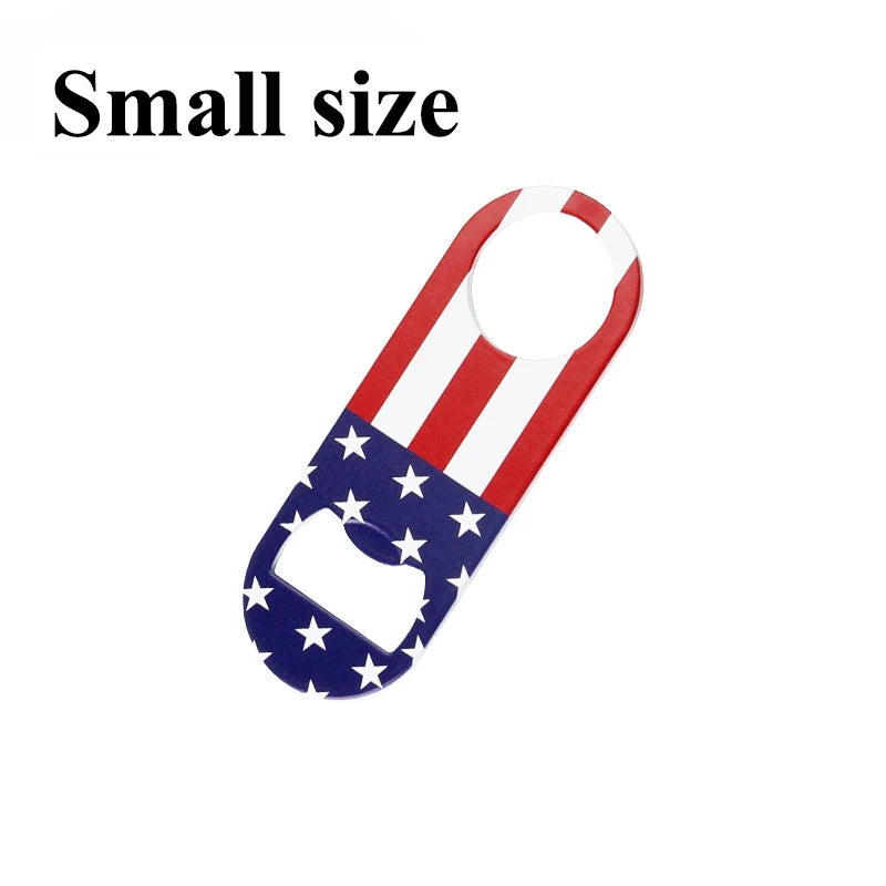 Abridor de botellas con bandera de EE. UU de acero inoxidableAbridoresHome & Garden > Kitchen & Dining > Barware > Cocktail Shakers & Tools > Bottle Openers