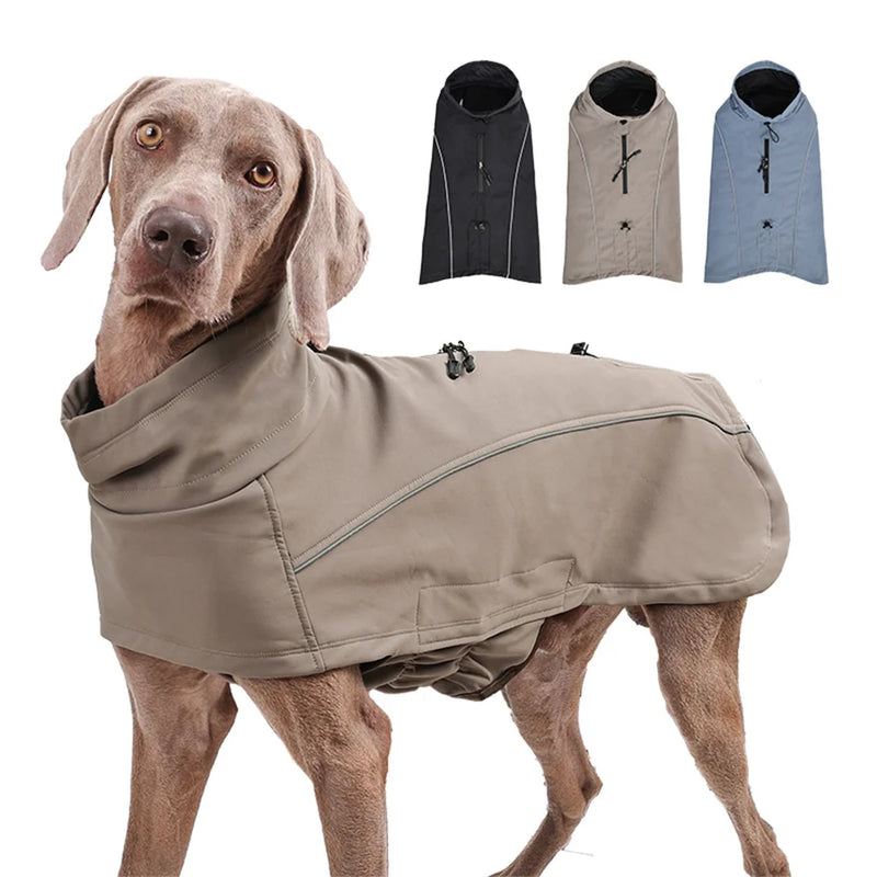Chaqueta impermeable para perros grandes con forro de lanaRopaAnimals & Pet Supplies > Pet Supplies > Pet Apparel > Pet Coats