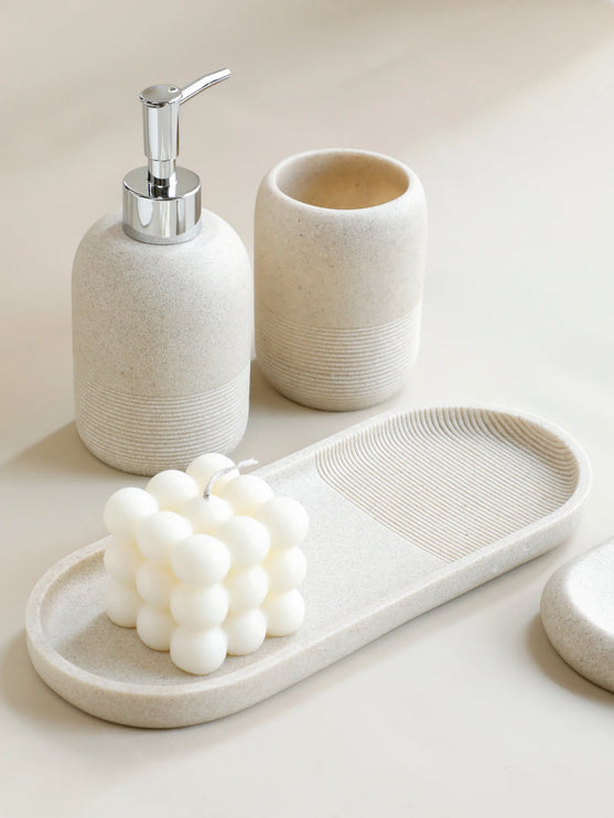 5-piece bathroom accessory set