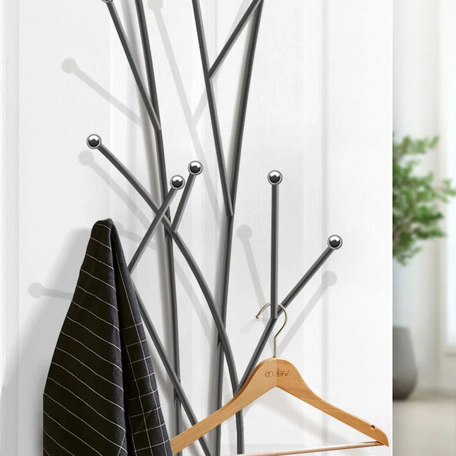 Decorative and creative wall coat rack