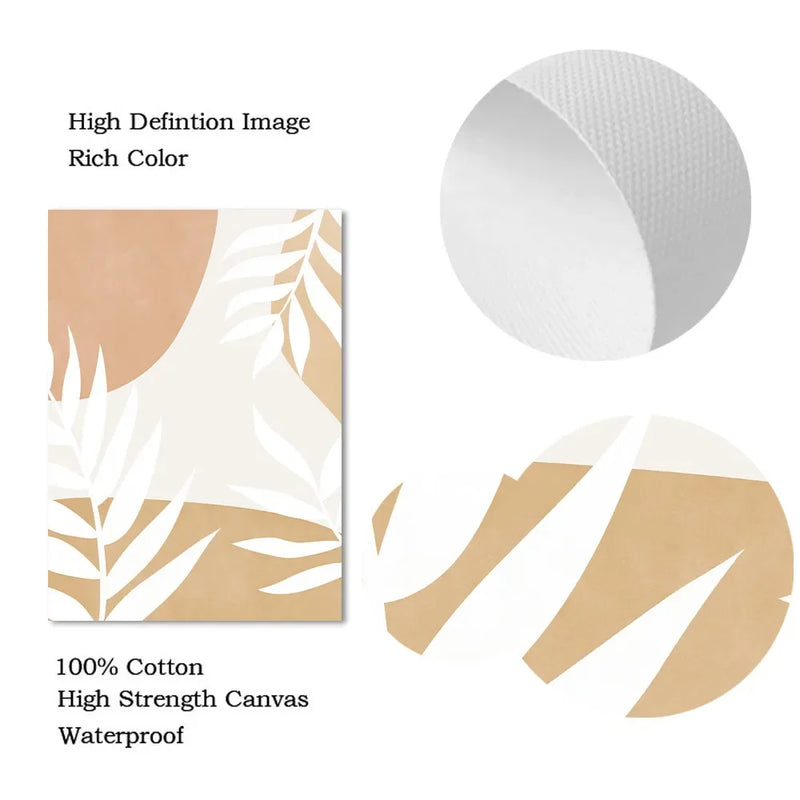Impresión en lienzo abstracto beige para decoración modernaCuadrosHome & Garden > Decor > Artwork > Posters, Prints, & Visual Artwork > Visual Artwork