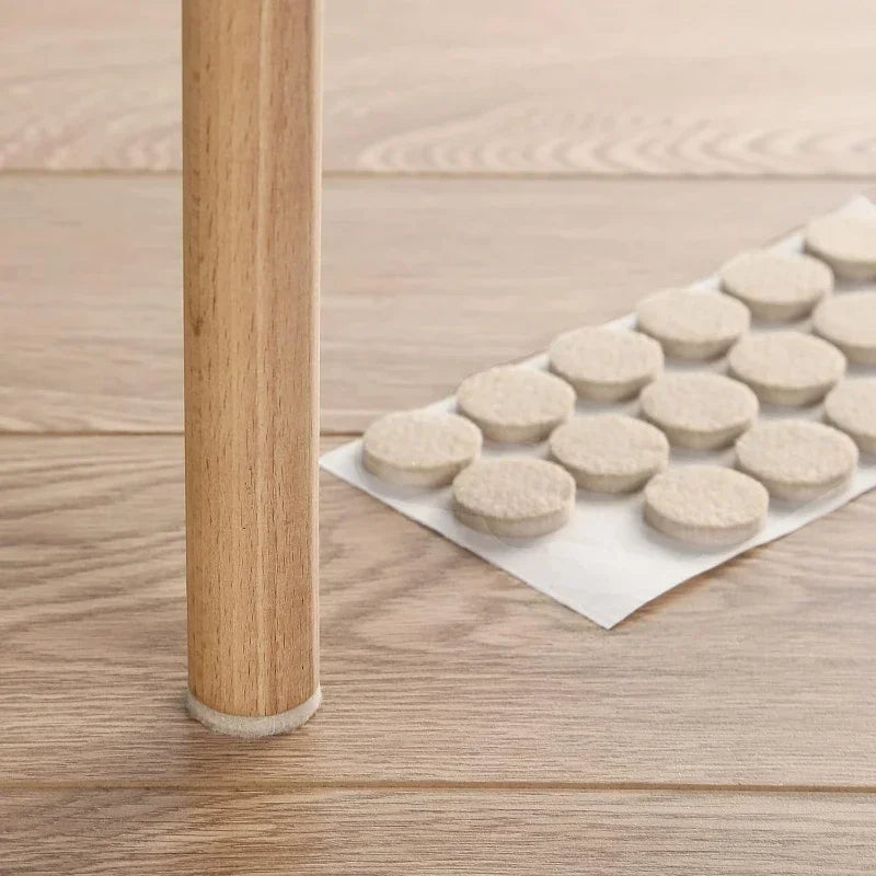 Protectores de fieltro para patas de muebles – 18 a 180 uds, redondos y cuadrados, autoadhesivos y antideslizantesFieltrosHome & Garden > Household Supplies > Furniture Floor Protectors