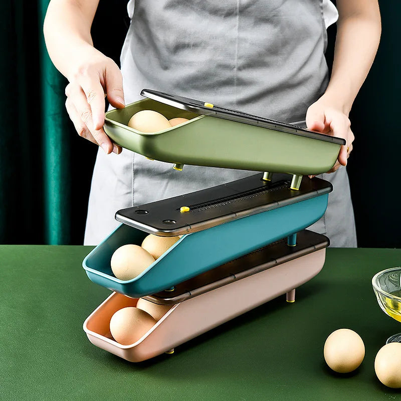 Cajas apilables para huevosHueveras