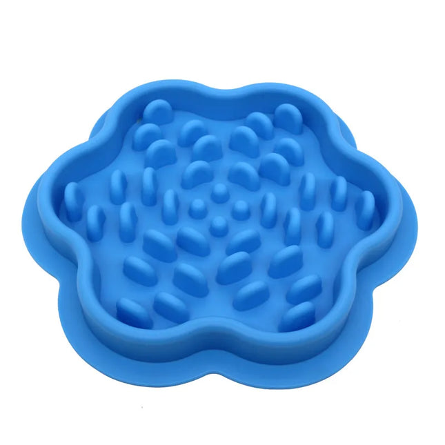 Coussin à lécher en silicone antidérapant en forme de fleur