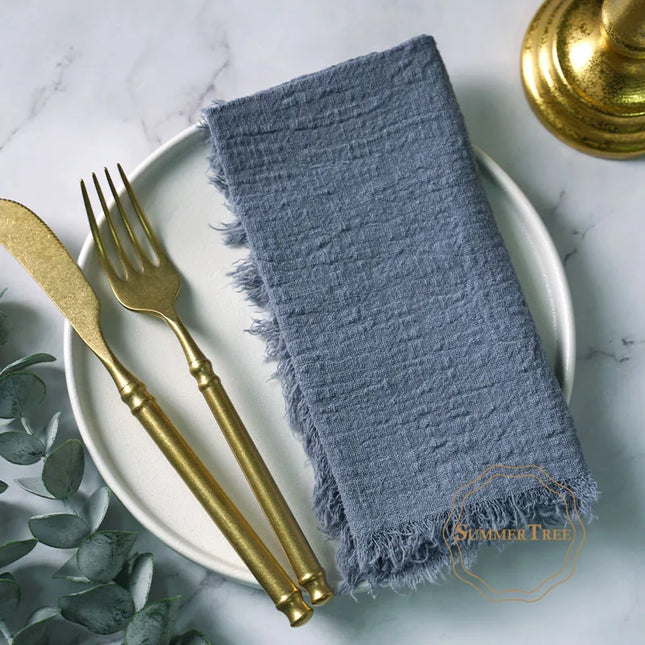 Rustic cloth napkins