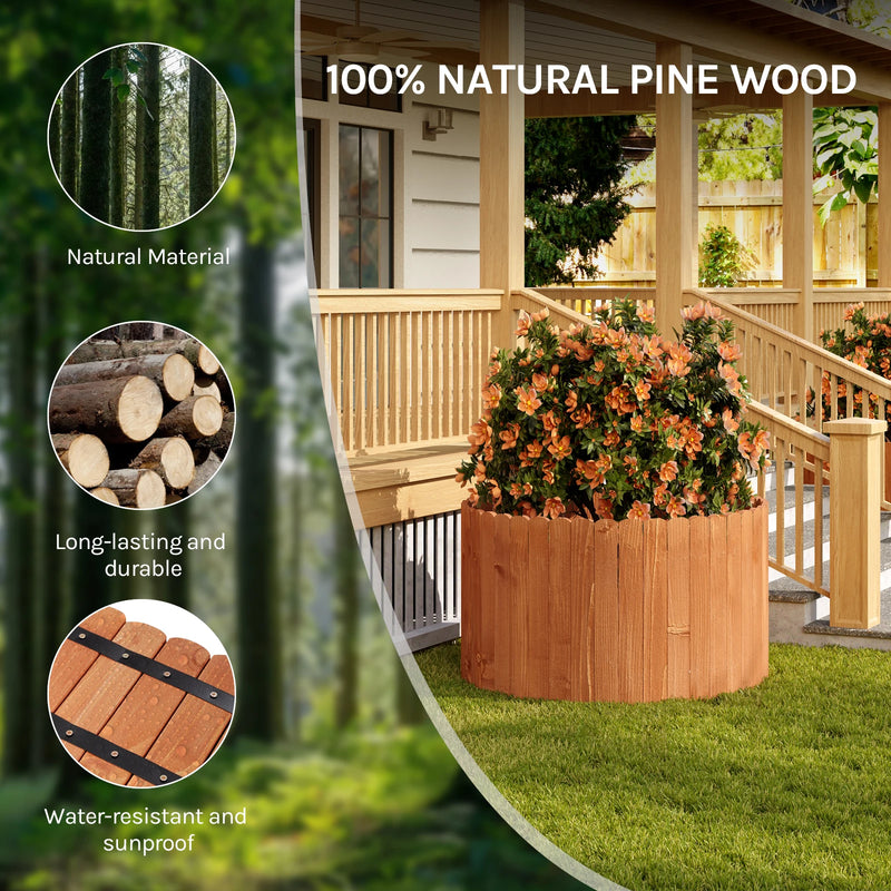 Borde de jardín flexible de madera para céspedVallasHardware > Fencing & Barriers > Garden Borders & Edging > Edging