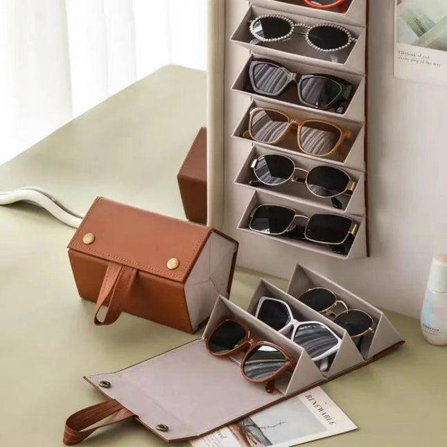 Foldable and Portable Wall Sunglasses Case