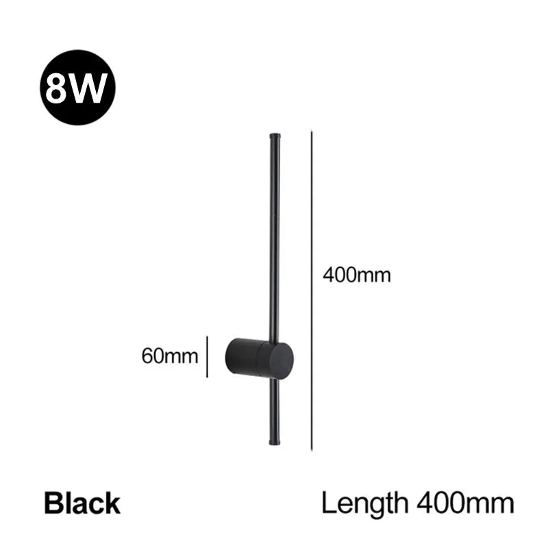 Lámpara de pared giratoria LED minimalistaLámparas de paredHome & Garden > Lighting > Lighting Fixtures > Wall Light Fixtures
