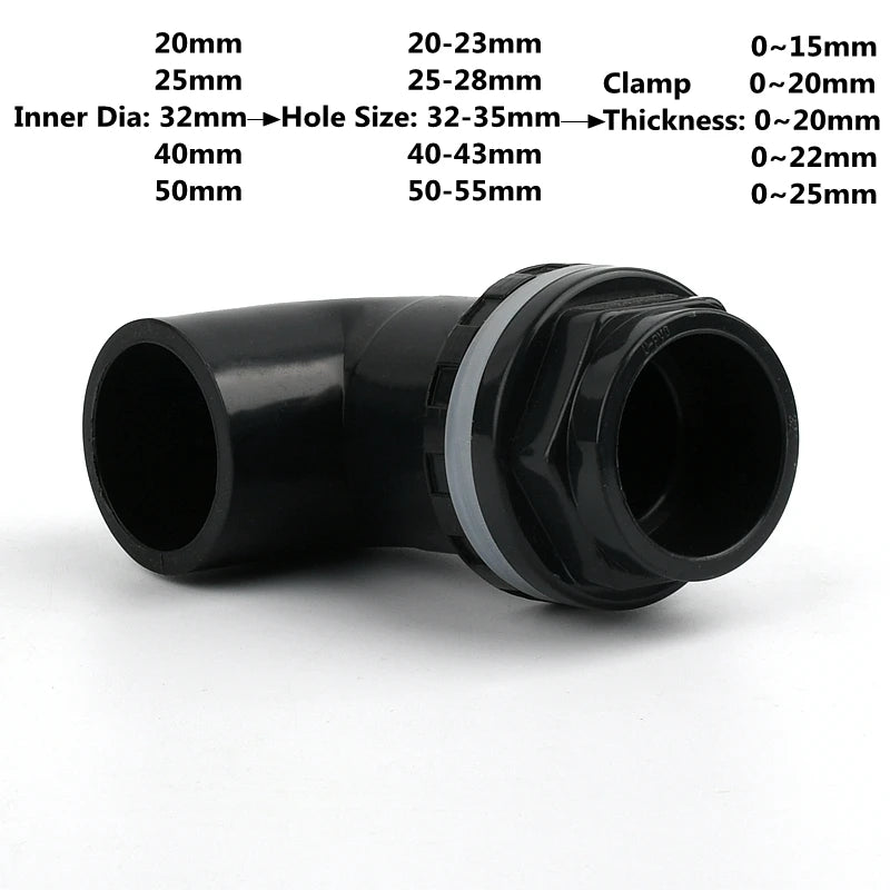 Tubos y conexiones de PVC negro de 20 a 50mmTubos y conexionesHardware > Plumbing > Plumbing Fittings & Supports > Pipe Connectors