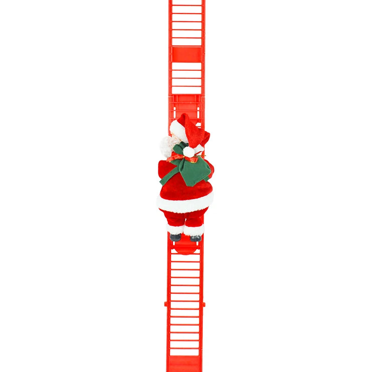 Santa Claus doll ladder with music