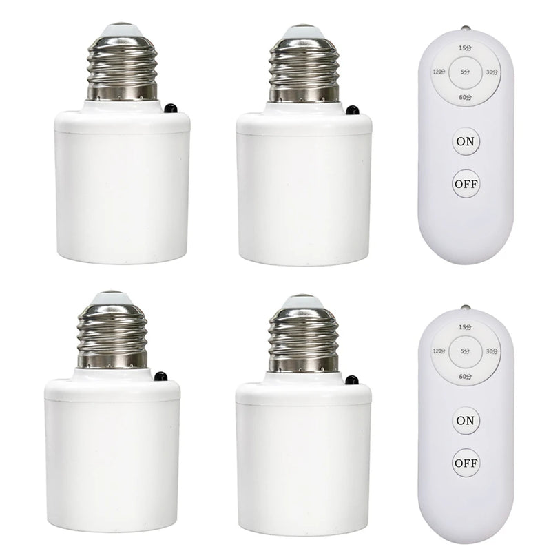 Portalámparas E27 con temporizador y control remoto inalámbricoPortalámparasHome & Garden > Lighting