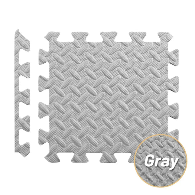 Classic interlocking cushioned tile