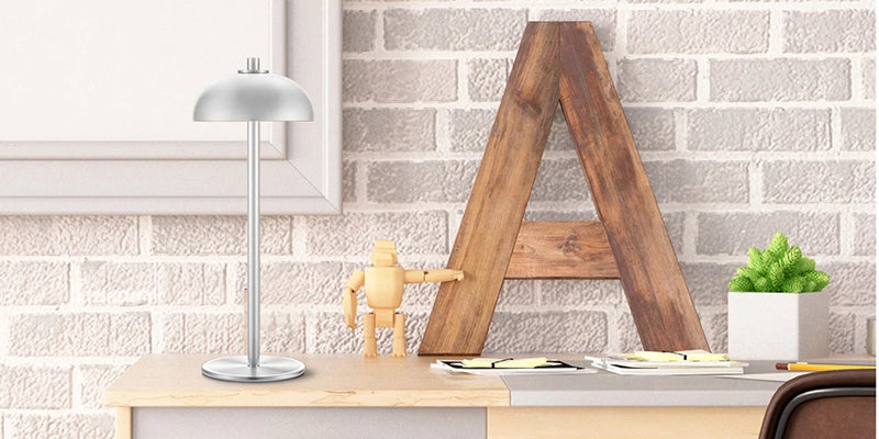 Lámpara de mesa táctil inalámbrica recargable por USB-CLámparas de mesa
