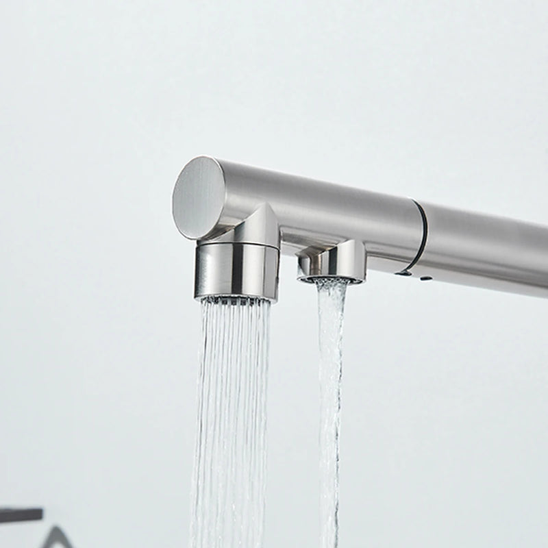 Grifo de cocina de filtración con mezcla de agua caliente y fríaGrifosHardware > Plumbing > Plumbing Fixtures > Faucets > Kitchen Sink Faucets