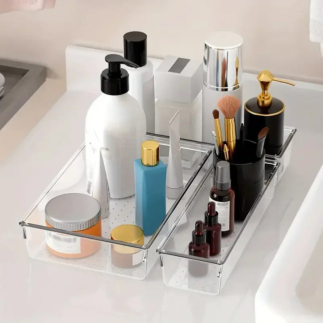 Clear plastic drawer dividers