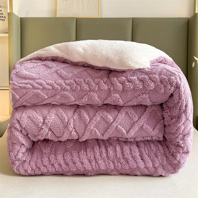 High-end thick warm blankets