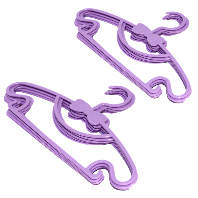 Children's hangers with bow tie design