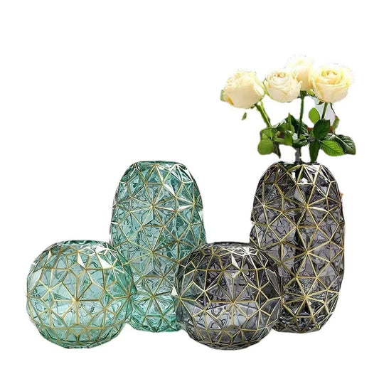 Elegant decorative and creative glass vase