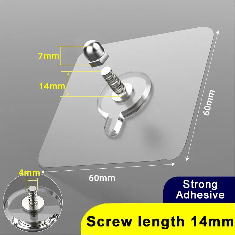 Colgadores adhesivos resistentes, instalación sin perforaciónColgadoresHome & Garden > Household Supplies > Storage & Organization > Storage Hooks & Racks > Utility Hooks